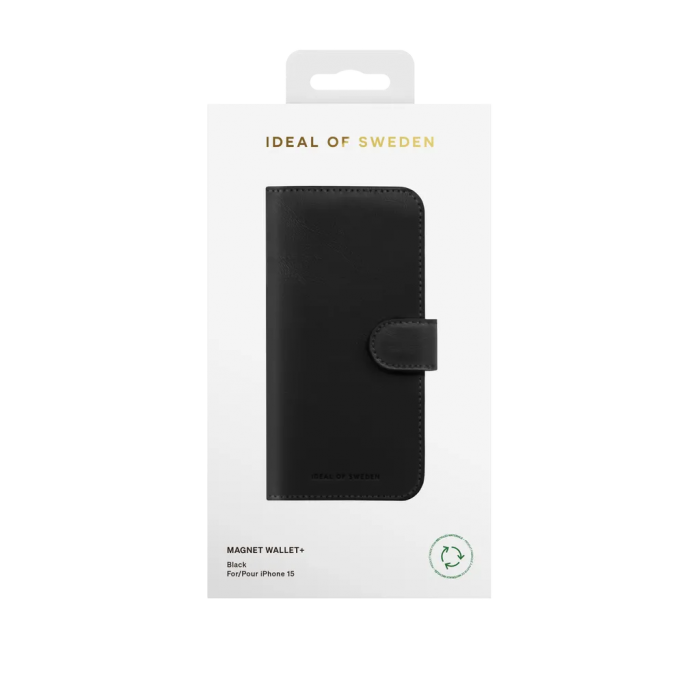 iDeal of Sweden - iDeal of Sweden iPhone 15 Plnboksfodral Magnet - Svart