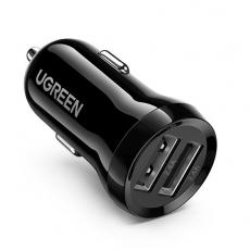 Ugreen - Ugreen 2x USB 24W 4,8A Billaddare Svart