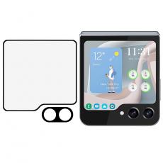 A-One Brand - [1-Pack] Galaxy Z Flip 5 Härdat Glas Skärmskydd - Svart