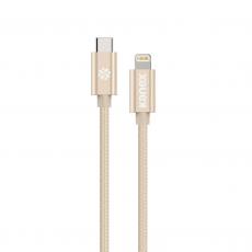 Kanex - Kanex Durabraid USB-C till Lightningkabel 2m - Guld