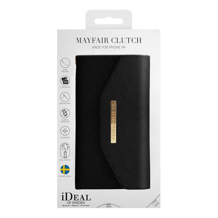 UTGATT4 - iDeal of Sweden Mayfair Clutch iPhone XR Black