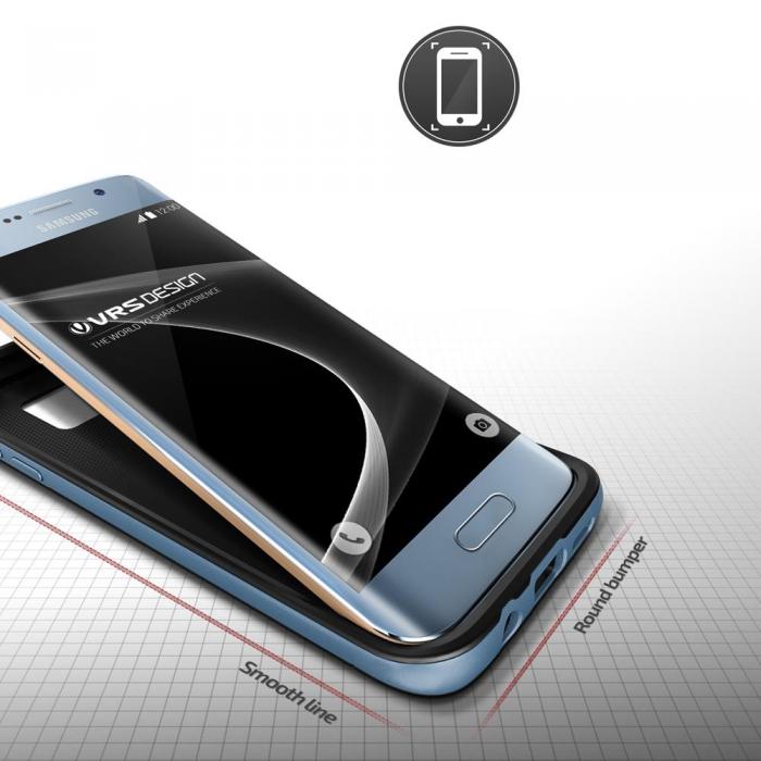 VERUS - Verus High Pro Shield Skal till Samsung Galaxy S7 Edge - Bl