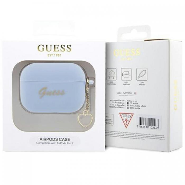Guess - Guess Airpods Pro 2 Skal Charm Heart Collection - Bl
