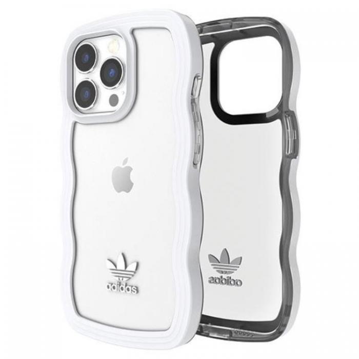 Adidas - Adidas iPhone 13/13 Pro Mobilskal OR Wavy - Vit/Transparent