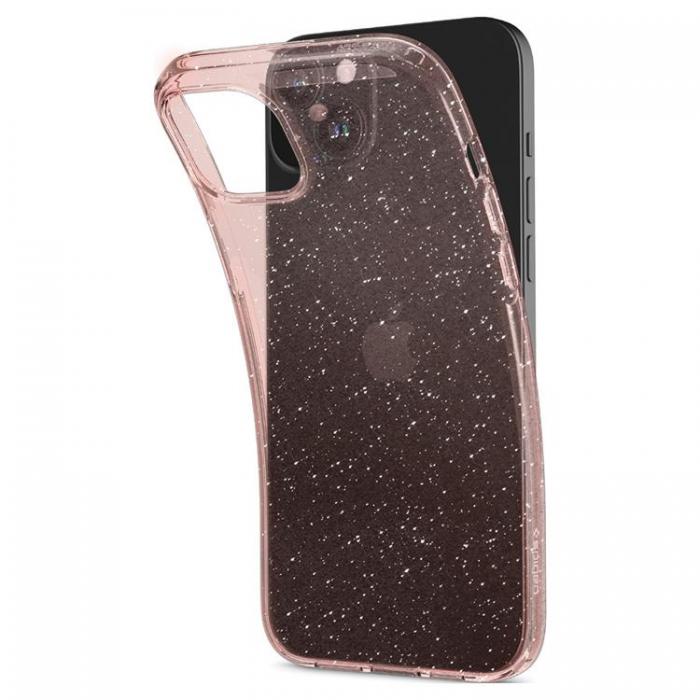 Spigen - Spigen iPhone 15 Plus Mobilskal Liquid Crystal - Rosa