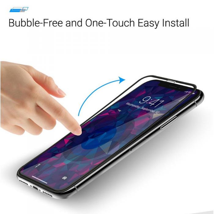 UTGATT1 - 5D Full Glue Hrdat Glas till iPhone 12 Mini Svart