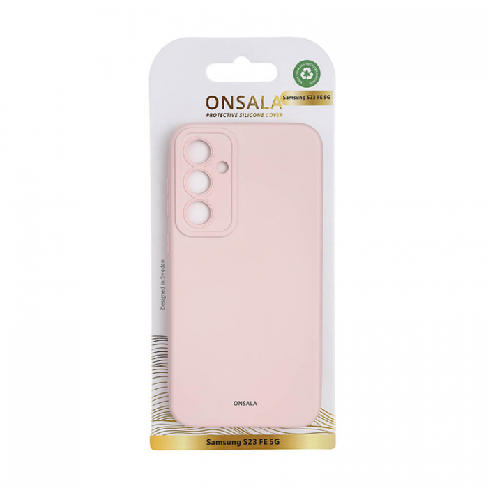 Onsala - Onsala Galaxy S23 FE Mobilskal Silikonknsla - Rosa