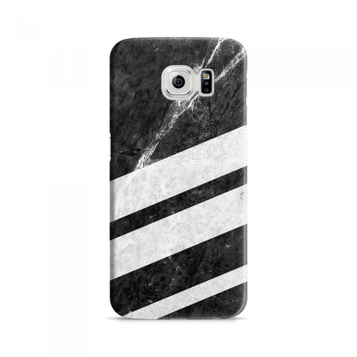 UTGATT5 - Skal till Samsung Galaxy S6 - Black Striped Marble