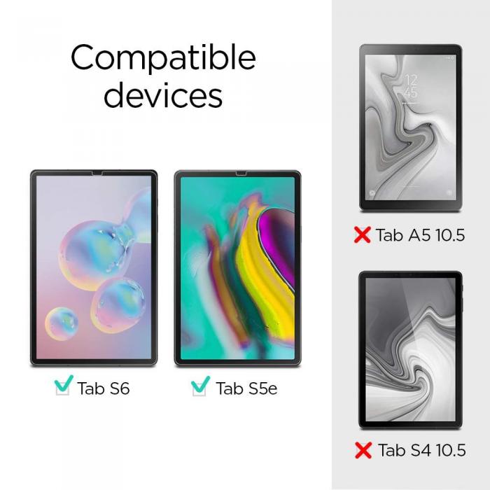 UTGATT5 - Spigen Hrdat Glas Tr Slim Galaxy Tab S6 10,5 T860 / T865