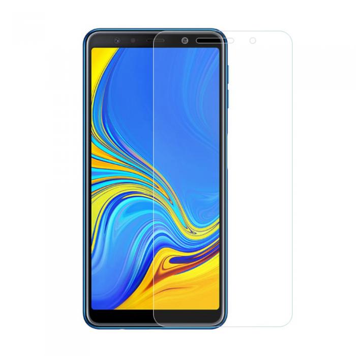 UTGATT1 - Skrmskydd i hrdat glas fr Samsung Galaxy A7 2018