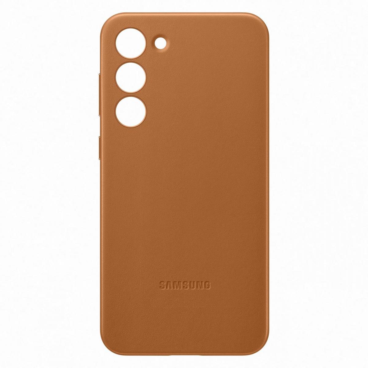 Samsung - Samsung Galaxy S23 Plus Skal Läder - Camel