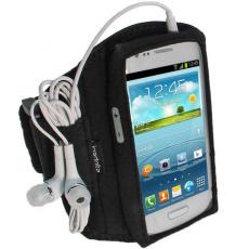 A-One Brand - Sportarmband till Samsung Galaxy S3 i9300 mini i8190 (Svart)