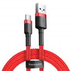 BASEUS - Baseus Cafule USB-C kabel QC 3.0 2A 3M Röd