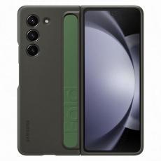 Samsung - Samsung Galaxy Z Fold 5 Mobilskal Silikon med Stativ - Svart