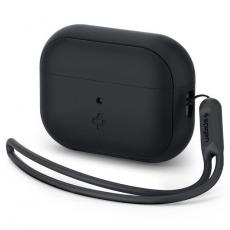 Spigen - Spigen Airpods Pro 1/2 Skal Silicone Fit Strap - Svart