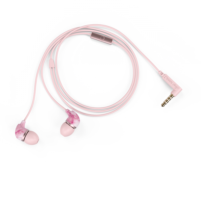 UTGATT4 - Happy Plugs In-Ear Pink Marble