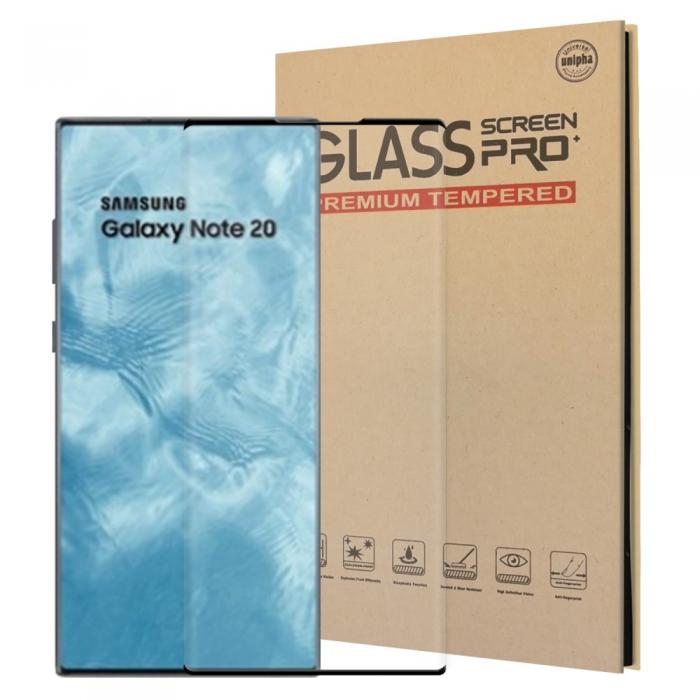 A-One Brand - 3D Hrdat Glas Skrmskydd Till Samsung Galaxy Note 20 - Clear