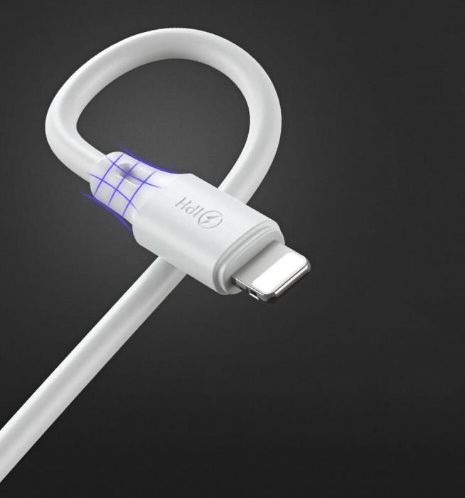 UTGATT4 - WK Design USB micro USB/lightning/USB-C Kabel 115cm Svart