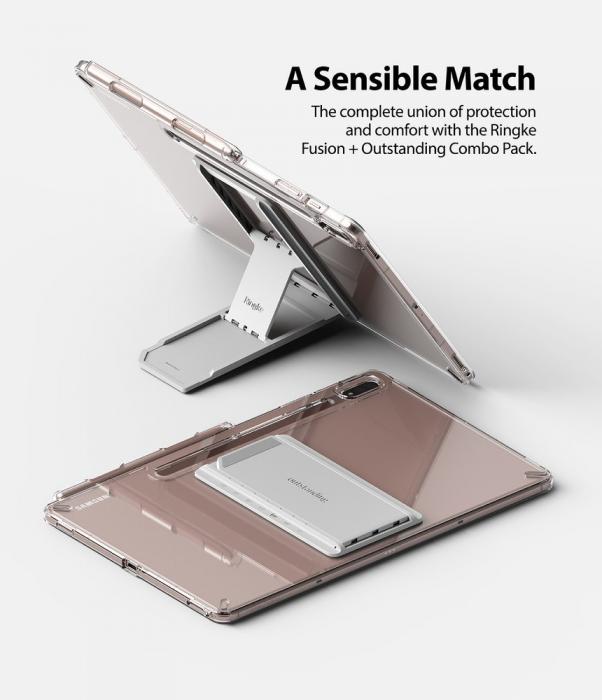 UTGATT4 - Ringke Fusion Skal Galaxy Tab S8 Plus/S7 Plus - Transparent