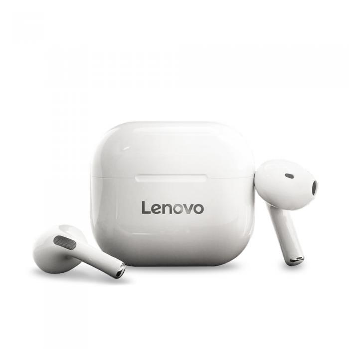 Lenovo - LENOVO LP40 LivePods TWS Bluetooth Trdlsa Hrlurar - Vit