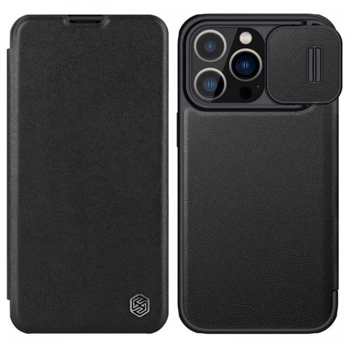 Nillkin - Nillkin iPhone 14 Pro Plnboksfodral Qin Pro - Svart