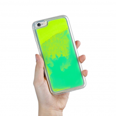 A-One Brand - Liquid Neon Sand skal till iPhone 6/6s Plus - Grön