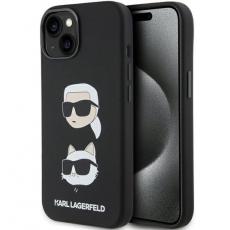 KARL LAGERFELD - Karl Lagerfeld iPhone 15/14 Plus Mobilskal Silikon Karl&Choupette