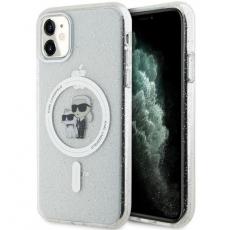 KARL LAGERFELD - KARL LAGERFELD iPhone 11/XR Mobilskal Magsafe Glitter - Clear