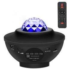OEM - Projektor STARS LED / Disco med bluetooth högtalare