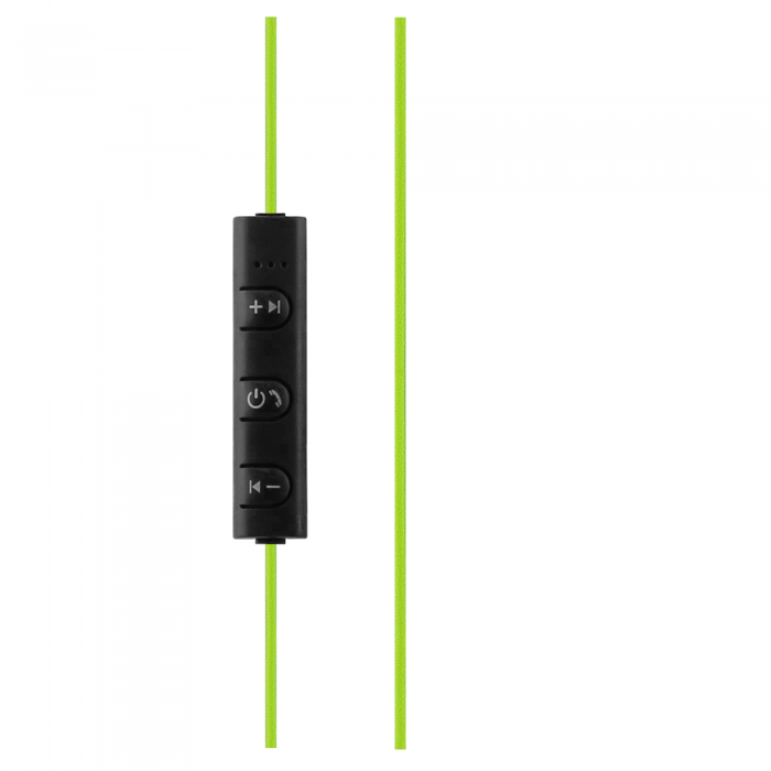 UTGATT5 - STREETZ Bluetooth-sporthrlurar med mikrofon, Bluetooth 4.1, svart/grn