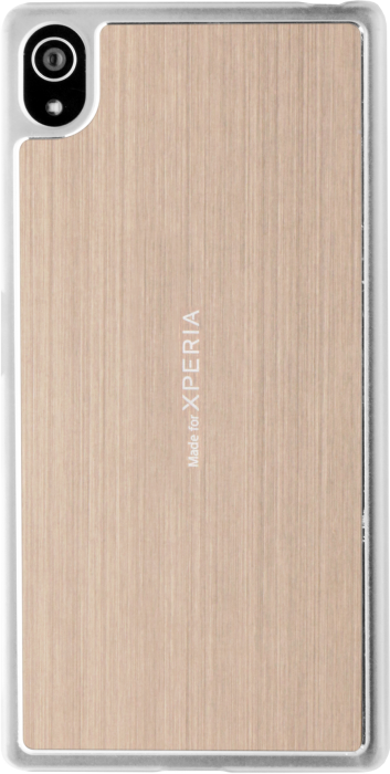 UTGATT5 - Roxfit Titanium Slim Shell Skal till Sony Xperia Z5 - Guld