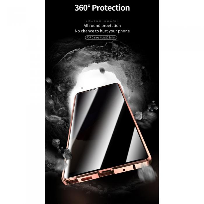 OEM - Magnetic Metal Skal till Galaxy Note 20 Ultra - Gold