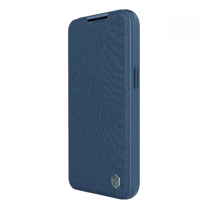 Nillkin - Nillkin iPhone 14 Pro Plnboksfodral Qin Cloth Pro - Bl