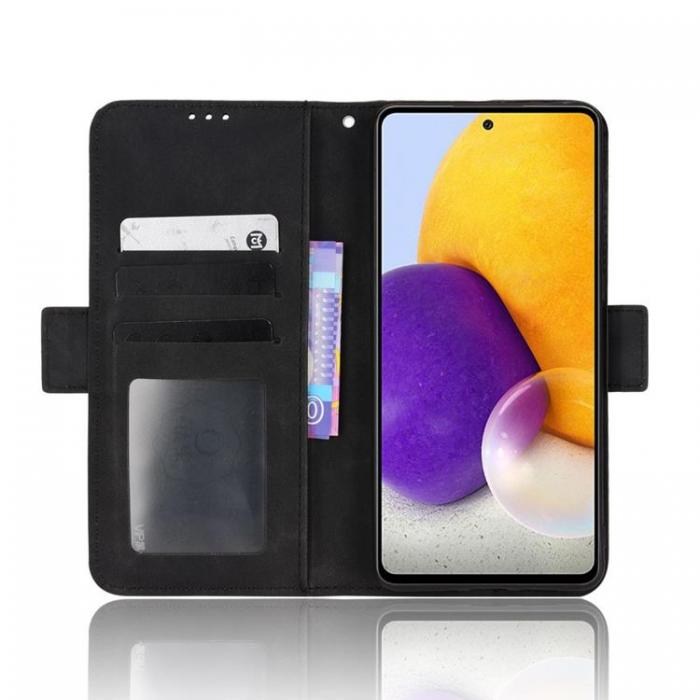 A-One Brand - Magnetic Flip Stand Shockproof Plnboksfodral Galaxy A53 5G - Svart