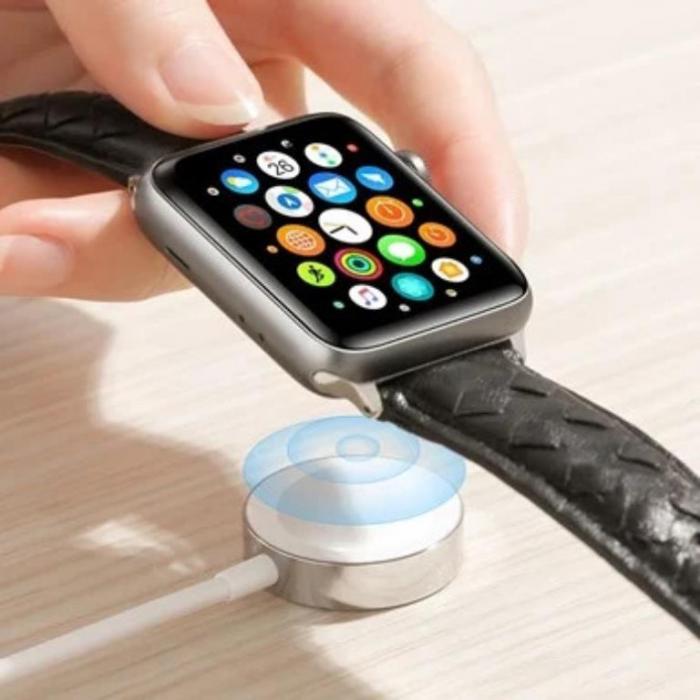 SiGN - SiGN Magnetisk Laddare fr Apple Watch, 2.5W, 3A, 1.2m - Vit