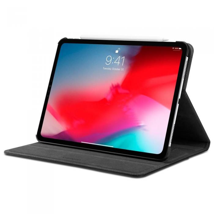 UTGATT5 - Spigen Stand Folio iPad Pro 12,9 2018 Svart