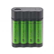 GP - GP Charge AnyWay Batteriladdare och Powerbank 2600 mAh