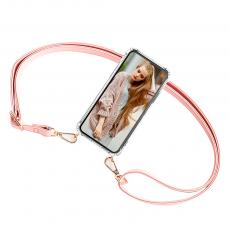 Boom of Sweden - BOOM iPhone 14 Pro Max skal med mobilhalsband - Strap Pink
