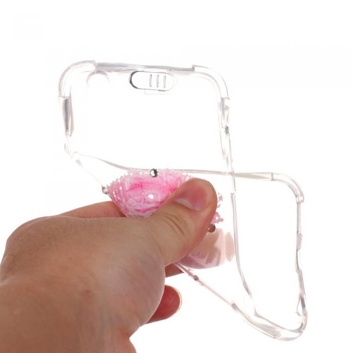 UTGATT5 - Blinkande Flexiskal till Apple iPhone 6 / 6S - Pink Lips