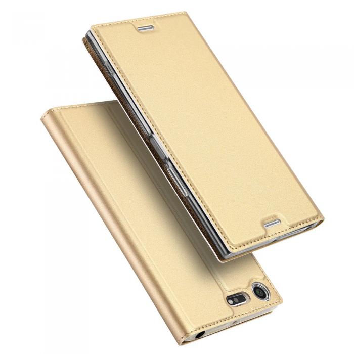 UTGATT5 - Dux Ducis Plnboksfodral till Sony Xperia XZ Premium - Gold