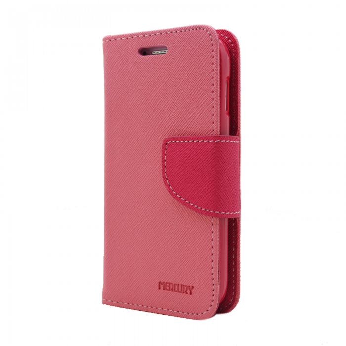 UTGATT4 - Mercury Fancy Diary Plnboksfodral till Samsung Galaxy Ace 3 S7272 (Rosa)