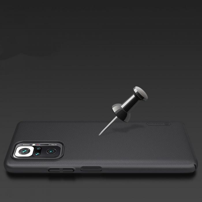 UTGATT5 - Nillkin - Frosted Shield Mobilskal Xiaomi Redmi Note 10 Pro - Svart