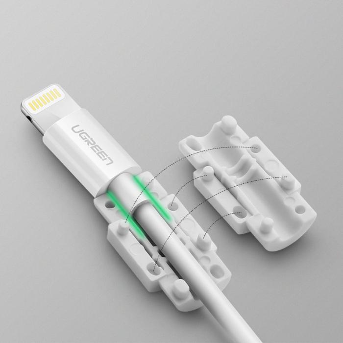 UTGATT5 - UGreen 6x skydds Kabel plug lightning original Kabel Vit