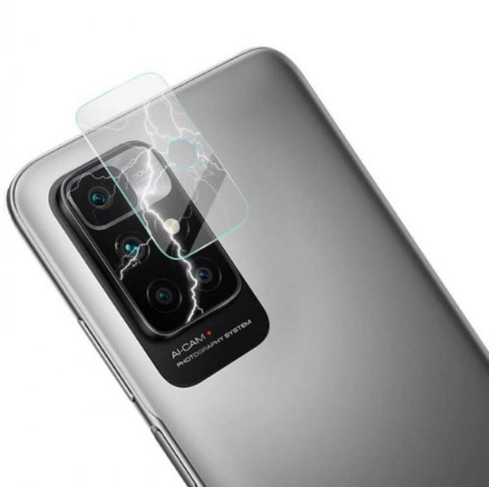 A-One Brand - [2-Pack] Xiaomi Redmi 10 4G (2021/2022) Kameralinsskydd i Hrdat glas - Clear