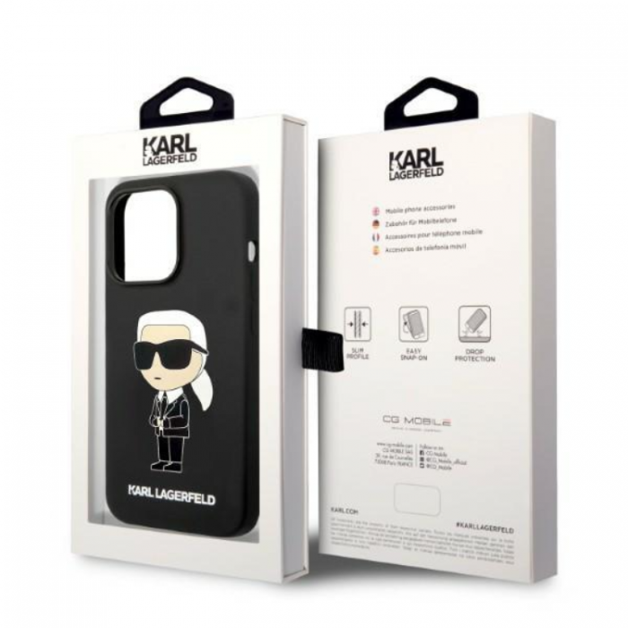 KARL LAGERFELD - Karl Lagerfeld iPhone 14 Pro Max Mobilskal Magsafe Silicone