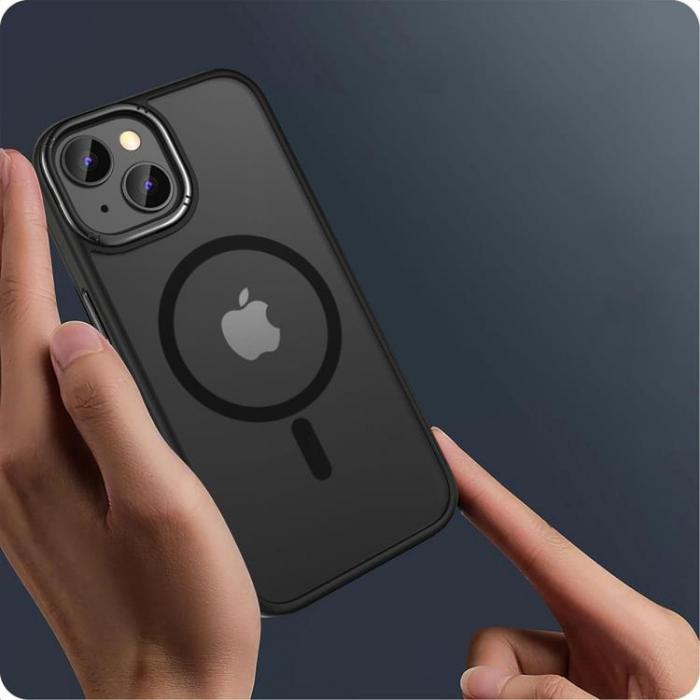 Tech-Protect - Tech-Protect iPhone 15 Mobilskal Magsafe Magmat 2 - Svart