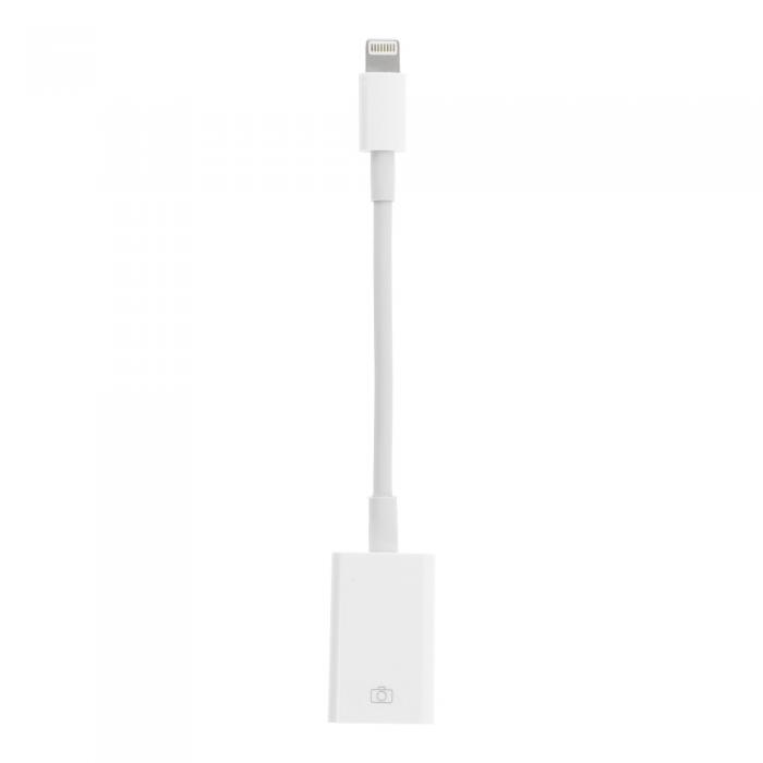 Forcell - Adapter OTG till USB-A - iPhone Lightning 8-pin Vit