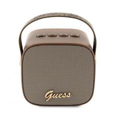 Guess - Guess Bluetooth Högtalare Mini 4G Läder Script Logo - Brun