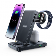 Joyroom - Joyroom 4in1 Trådlös Laddare iPhone, Apple Watch, Airpods