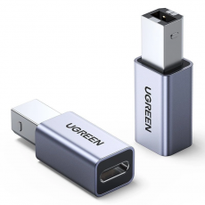 Ugreen - Ugreen Adapter USB Typ C - USB Typ B - Grå
